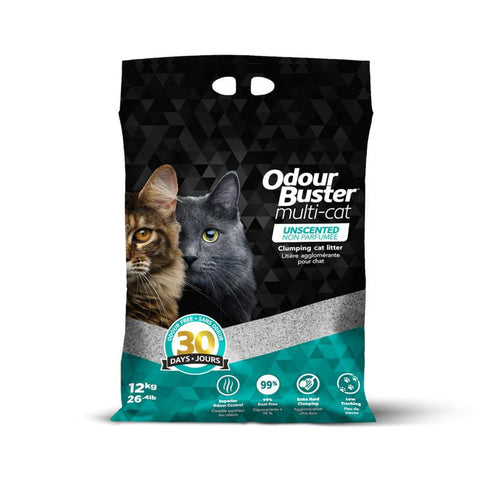 MULTICAT CLUMPING LITTER (12Kg) – UNSCENTED – CANADA