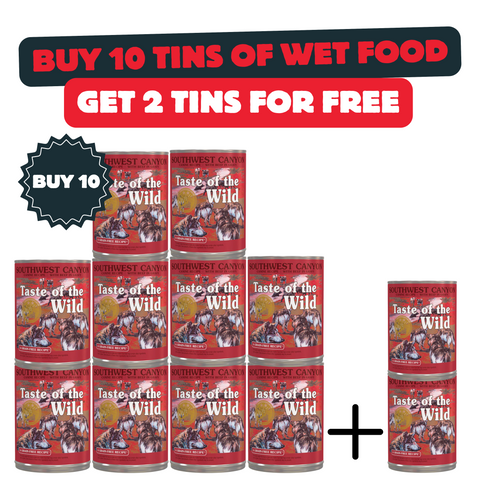 Buy 10 Southwest Canyon Canine Formula And Get 2 Cans For Free
