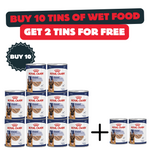 Buy 10 Tins/Cans Of Maxi Adult Wet Food And get 2 Cans For Free