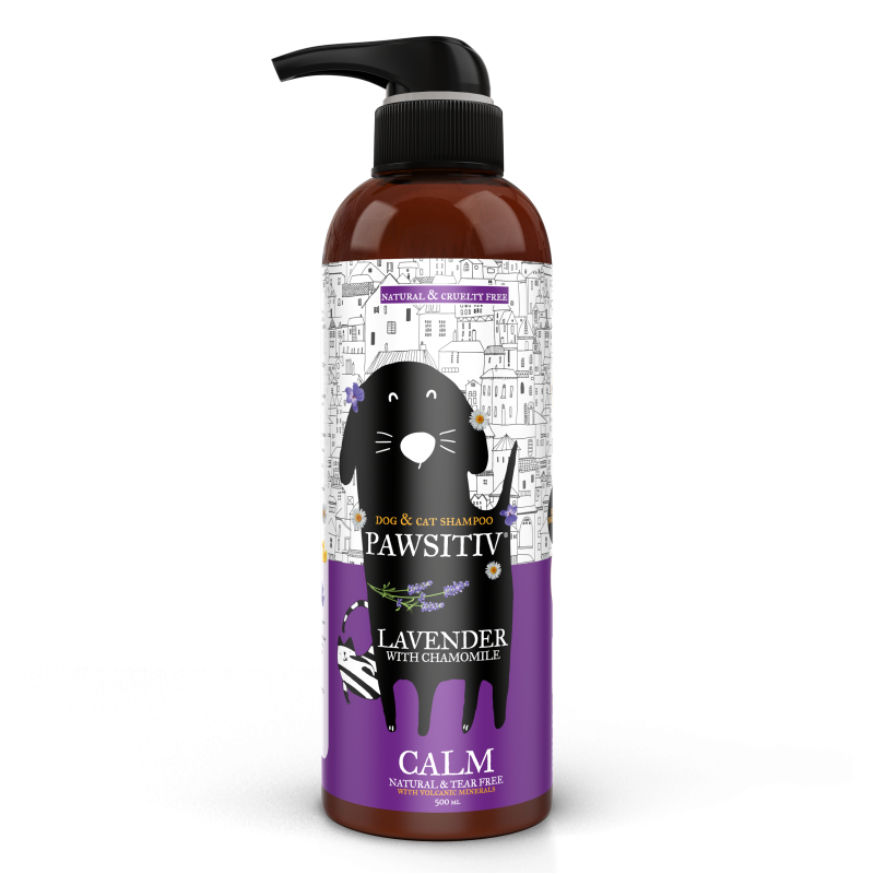 PAWSITIV NATURAL AND TEARLESS SHAMPOO FOR DOGS & CATS - - 500ML