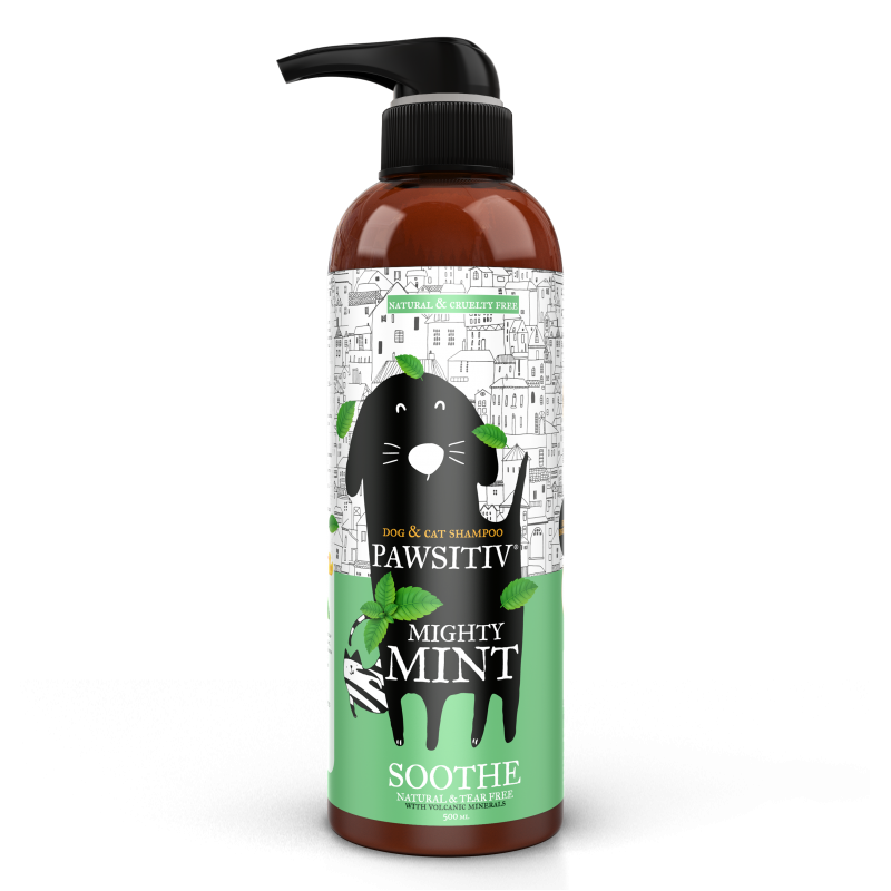 PAWSITIV NATURAL AND TEARLESS SHAMPOO FOR DOGS & CATS - - 500ML