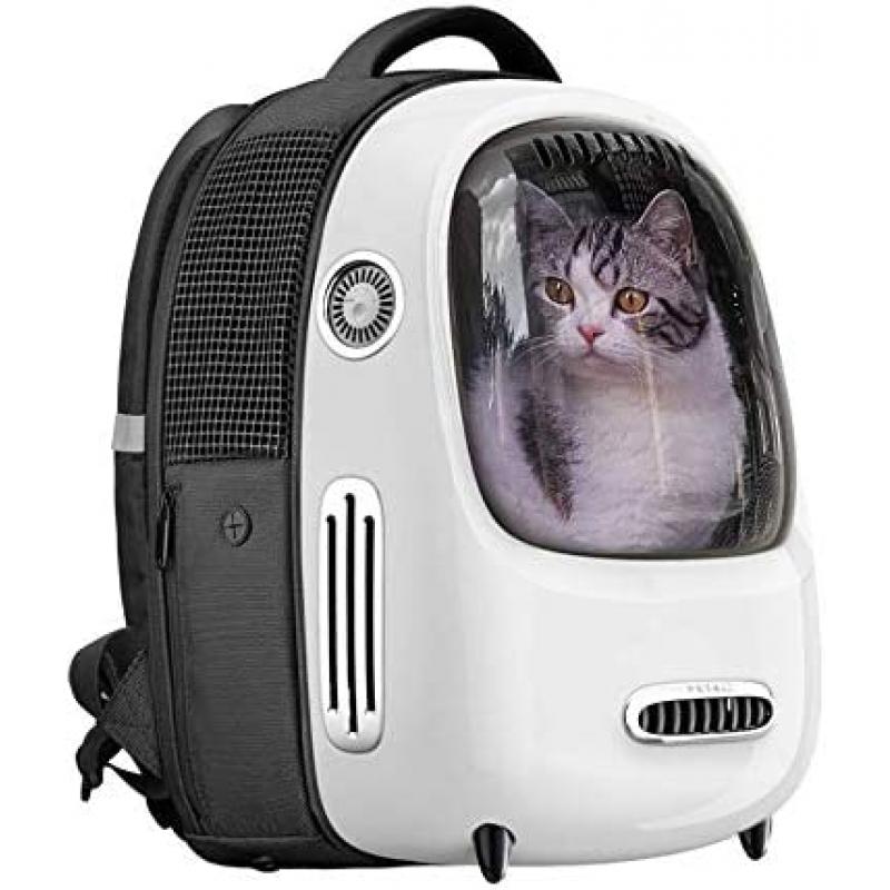 PETKIT BREEZY DOME "GENERATION 2" PET BACKPACK CARRIER FOR CATS AND PUPPIES - WHITE - NEW!