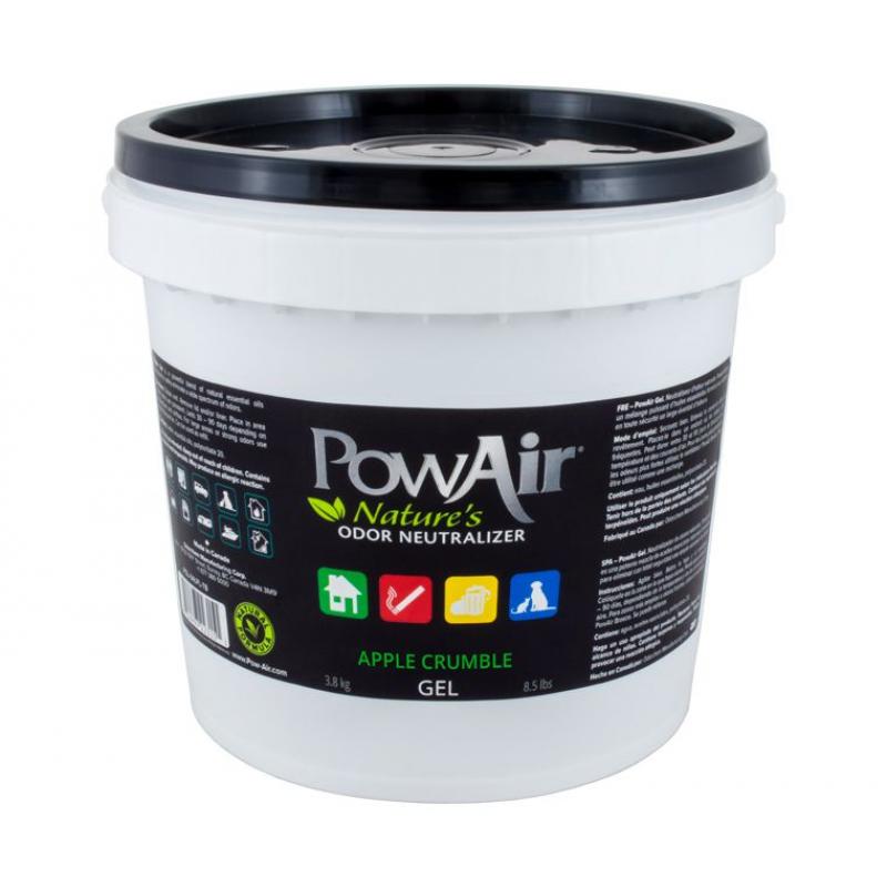 POWAIR GEL - NATURAL ODOUR ELIMINATOR FOR AIR BORNE SMELL FOR HOME WITH PETS OR NEAR CAT LITTER BOX - PASSION FRUIT - 0