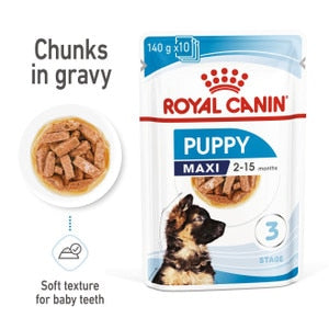 Royal Canin Maxi Puppy (WET FOOD - Pouches) 10 x 140g