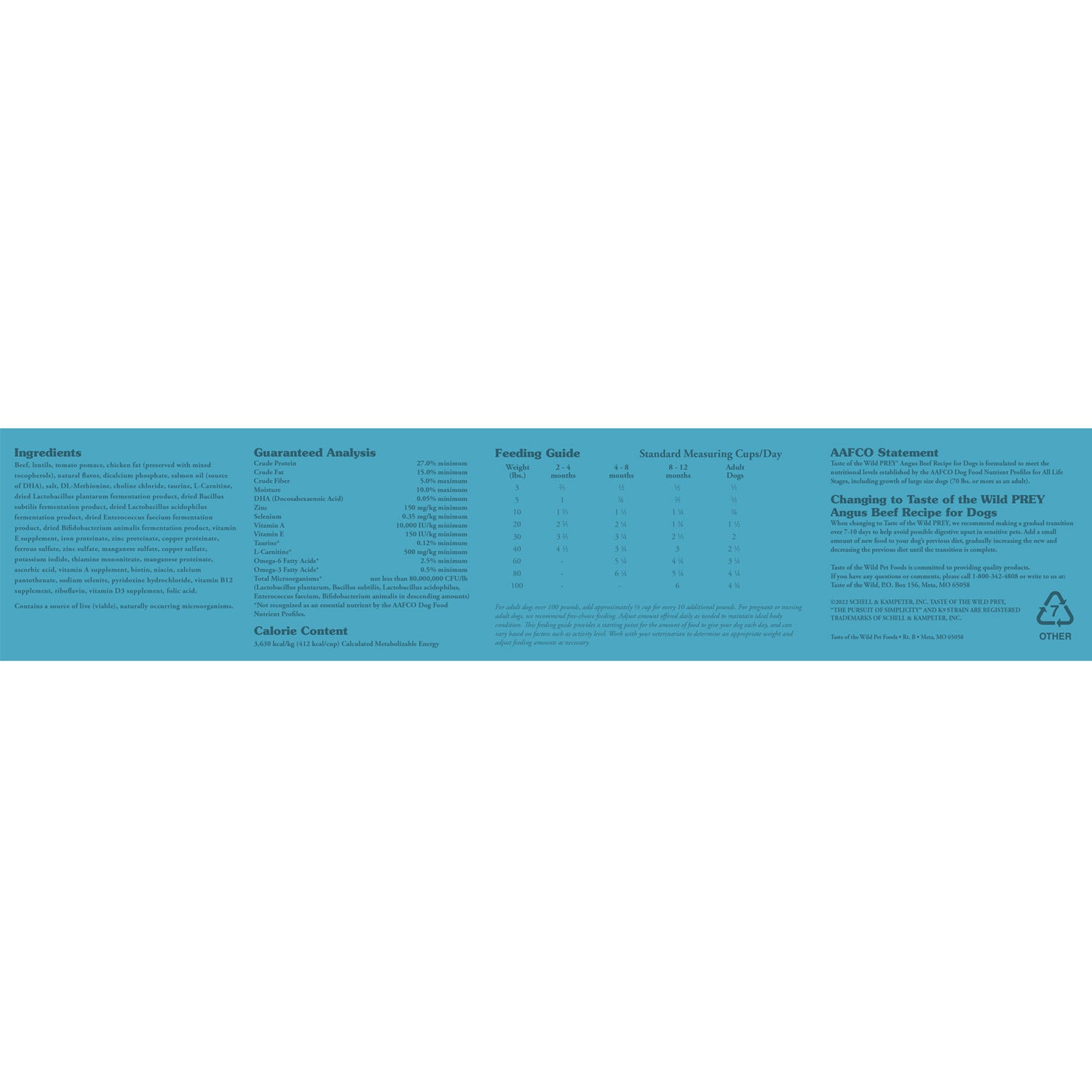 PREY Angus Beef Limited Ingredient Formula