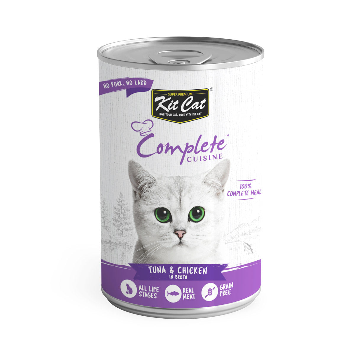 KitCat Complete Cuisine Tuna and Chicken In Broth 150g