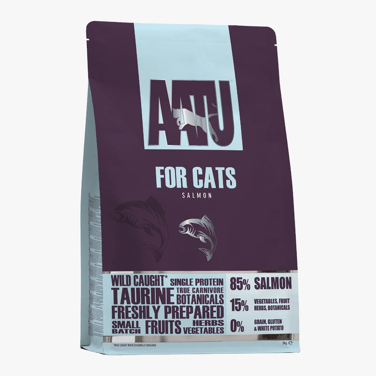 AATU Free Run Salmon Dry Cat Food 3kg