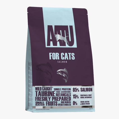 AATU Free Run Salmon Dry Cat Food 3kg