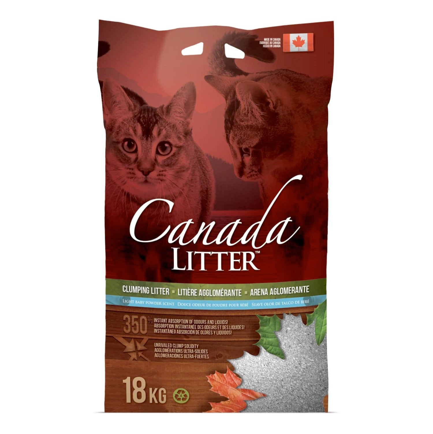 Canada Litter 18KG  Baby Powder