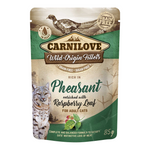 Carnilove Pheasant enriched with Raspberry Leaves for Adult Cats (Wet Food Pouches)x85g