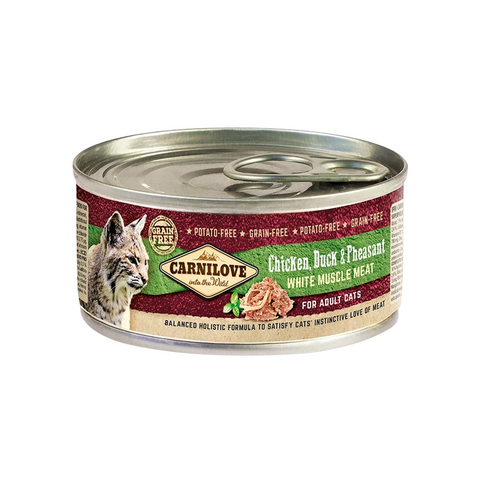Carnilove Chicken, Duck & Pheasant for Adult Cats (Wet Food Cans)x100g