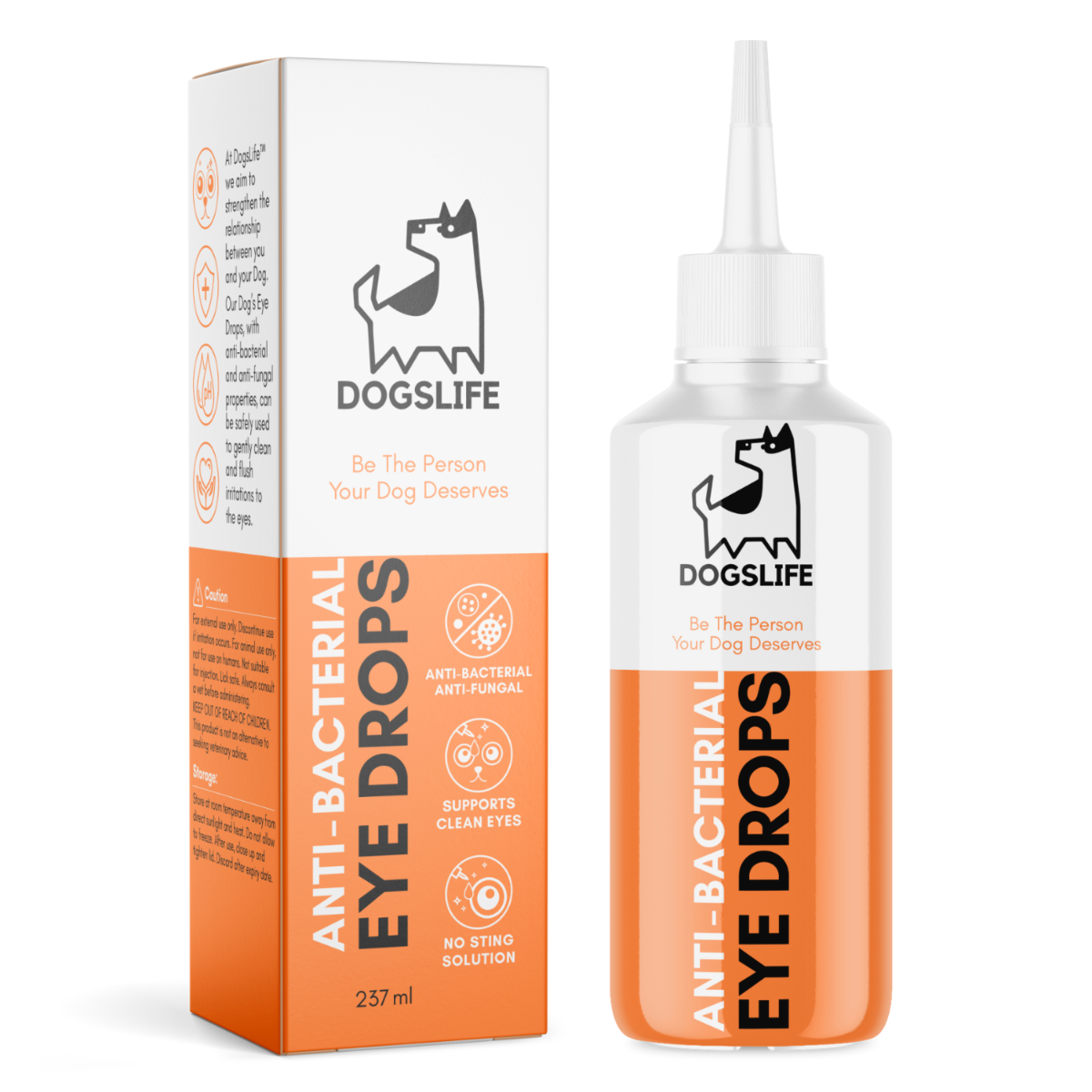 DogsLife Anti-Bacterial Eye Drops Dog 237ml