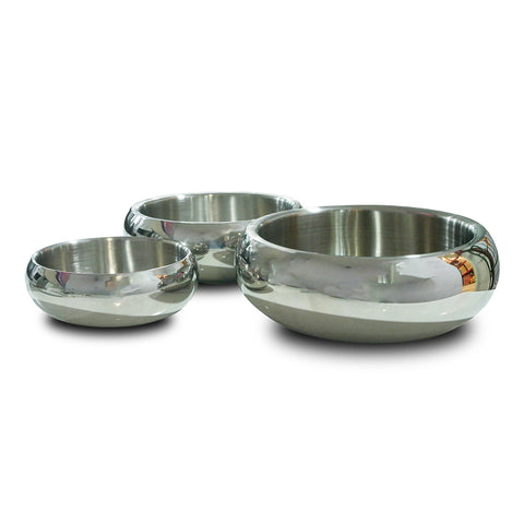 Double Wall Bowl Belly with Non-slip Base