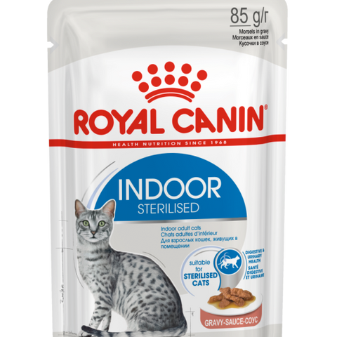 Royal Canin Indoor (Wet Food - Pouches) 12 x 85 g