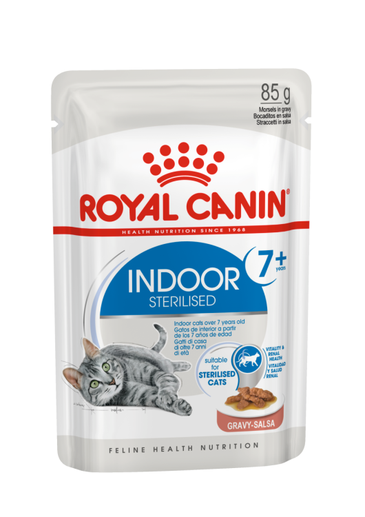 Royal Canin Indoor 7+ (Wet Food - Pouches) 12 x 85 g