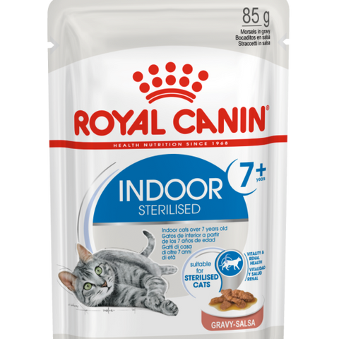 Royal Canin Indoor 7+ (Wet Food - Pouches) 12 x 85 g