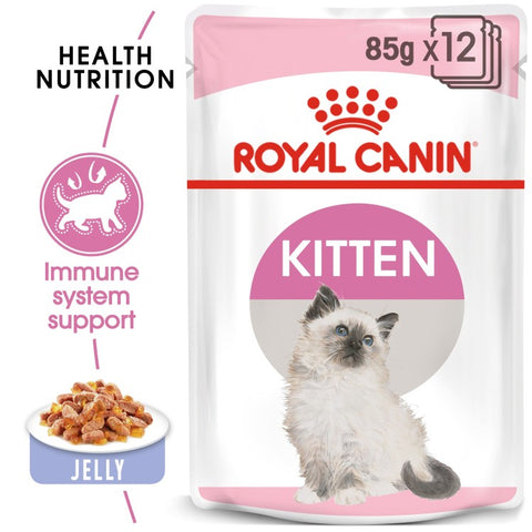 Royal Canin Kitten Jelly (Wet Food - Pouches) 12 x 85 g