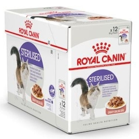 Royal Canin Sterilised Gravy (Wet Food - Pouches) 12 x 85 g