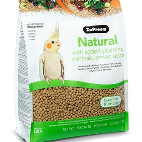 Natural Avian Diet for Cockatiels 2.5 lbs (1.13 kg)
