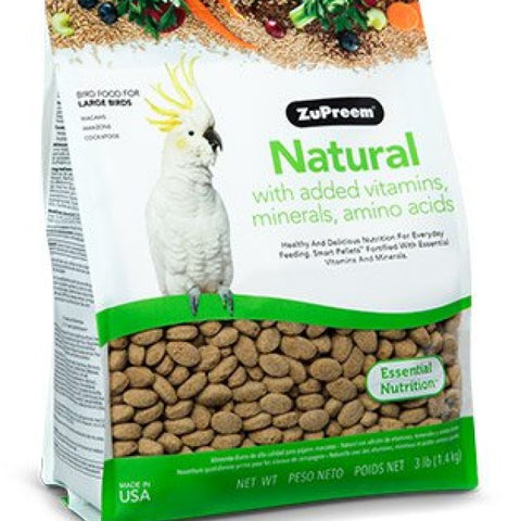 Natural Avian Diet Large Parrots 3 lbs (1.36 kg)