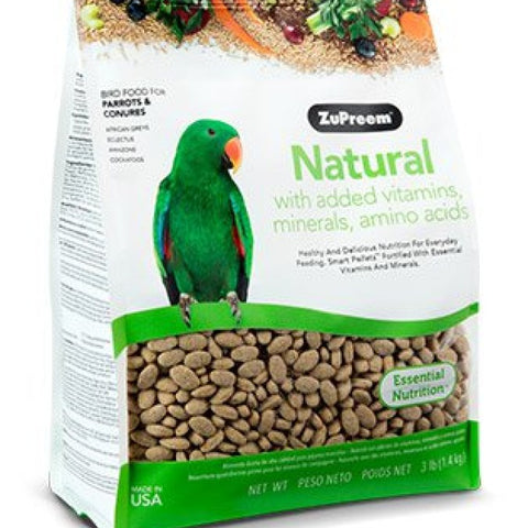 Natural Avian Diet Parrots & Conures 3 lbs (1.36 kg)