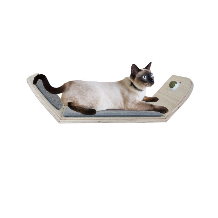 Skywalk - Scratcher Lounge Bed With Catnip Ball