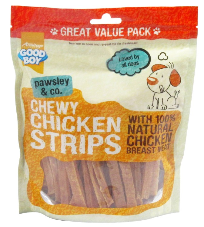 Chewy Chicken Strips Value Pack 350g