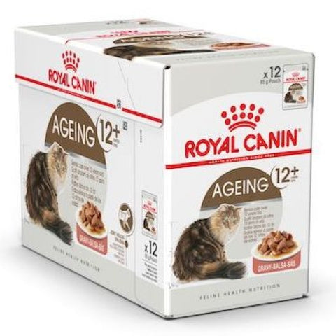 Royal Canin Ageing 12+ Gravy (Wet Food - Pouches) 12 x 85 g