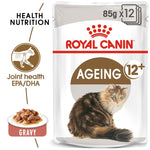 Royal Canin Ageing 12+ Gravy (Wet Food - Pouches) 12 x 85 g