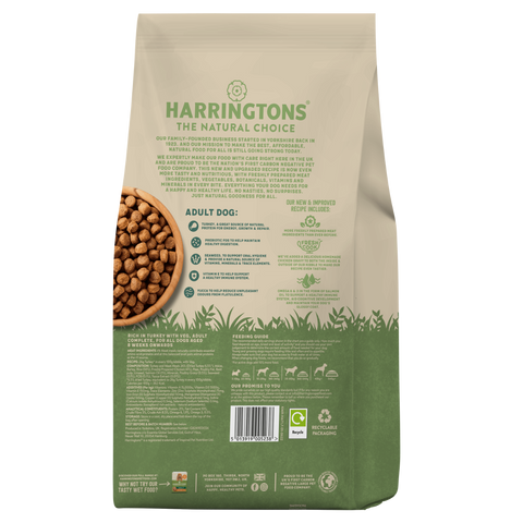 Harringtons Complete Turkey with Veg Adult Dry Dog Food