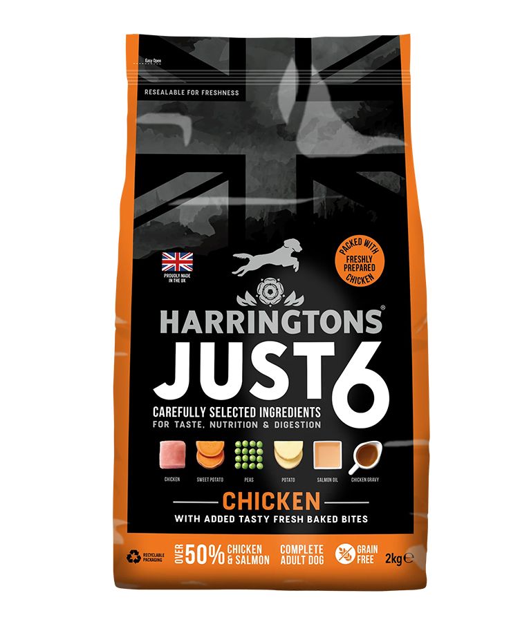 Harringtons Just 6 Chicken Grain Free Adult Dry Dog Food