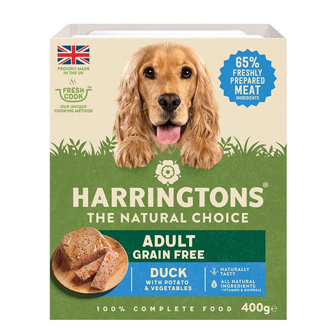 Harringtons Duck Grain Free Adult Wet Dog Food 400g