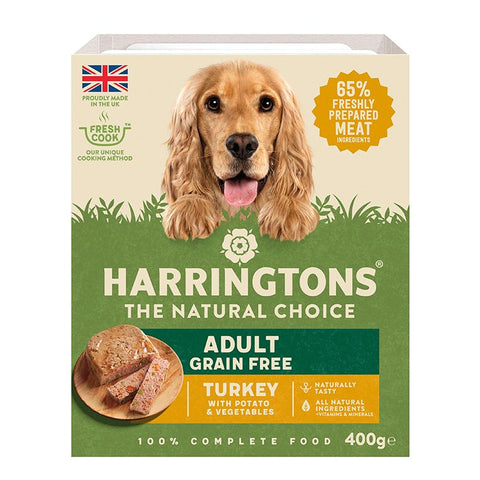 Harringtons Turkey Grain Free Adult Wet Dog Food 400g