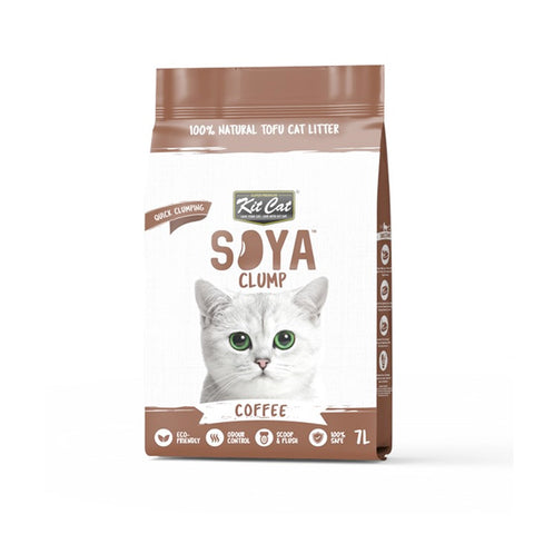 Kit Cat Soya Clump Soybean Litter – Coffee 7L