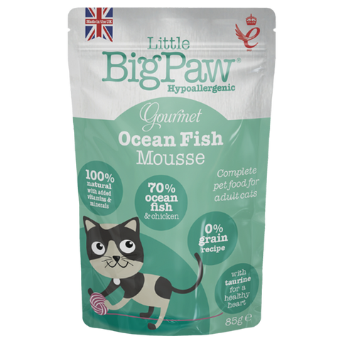 Little BigPaw Gourmet Ocean Fish Mousse Wet Cat Food 85g