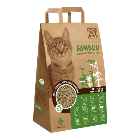 M-PETS Bamboo Organic & Biodegradable Cat Litter