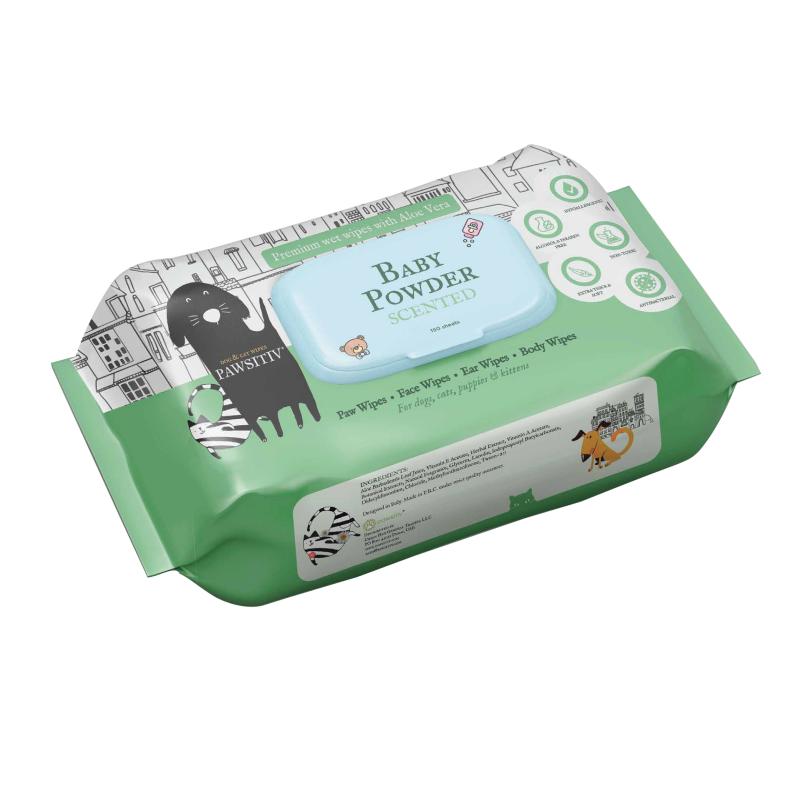 PAWSITIV PET WIPES FOR CATS AND DOGS