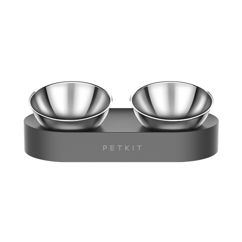 PETKIT FRESH NANO "DOUBLE" CAT & DOG ADJUSTABLE FEEDING BOWL - METAL/STAINLESS STEEL