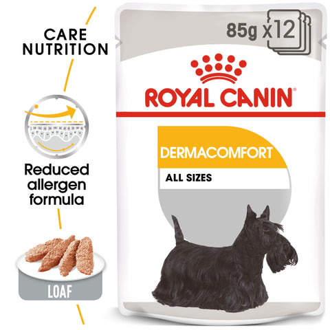 Royal Canin Dermacomfort (WET FOOD - Pouches) 12 x 85g