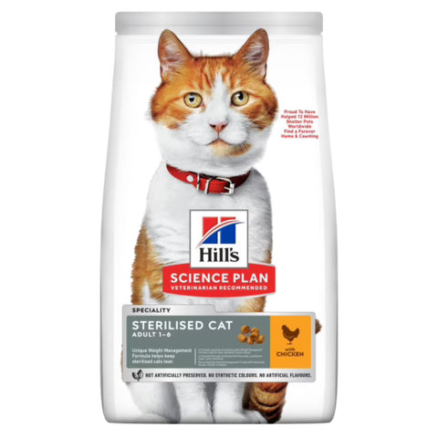 Hill’s Science Plan Sterilised Cat Adult With Chicken