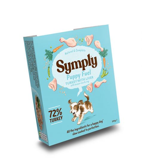 Symply Puppy Turkey, Brown Rice & Veg Wet Dog Food