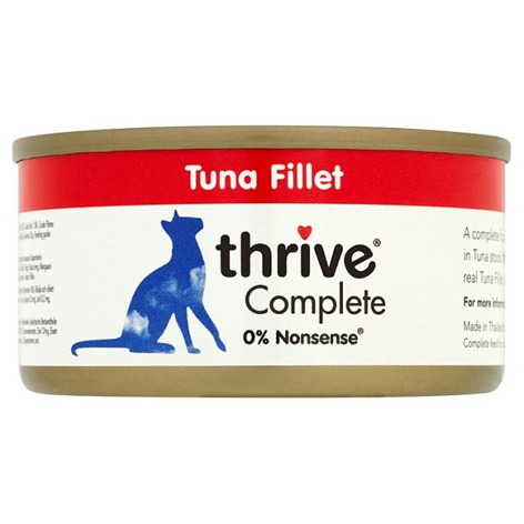 Thrive Complete Tuna Fillet Wet Cat Food 75g - 75 G