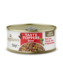 Applaws Taste Toppers Wet Dog Food 156g Tin - 156 G, Stew Beef with Vegetables