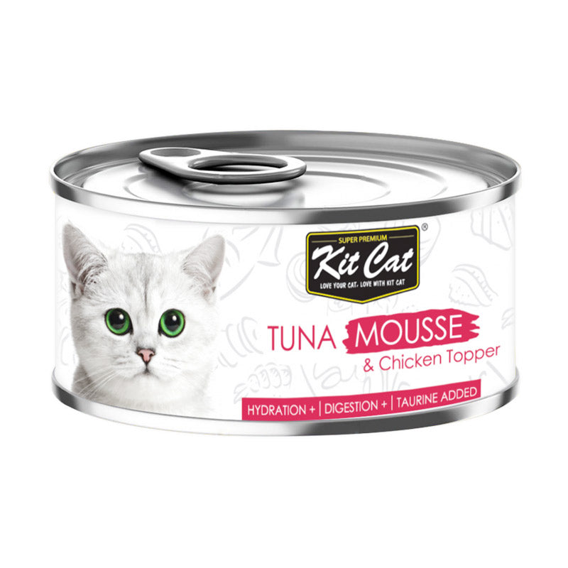 KitCat Tuna Mousse with Chicken Topper 80g