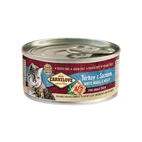 Carnilove Turkey & Salmon for Adult Cats (Wet Food Cans)x100g
