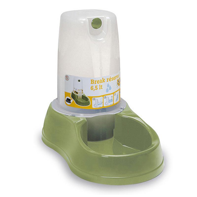 FOOD DISPENSER BOWL FOR CATS AND DOGS 6.5LT - GREEN (MADE IN ITALY)