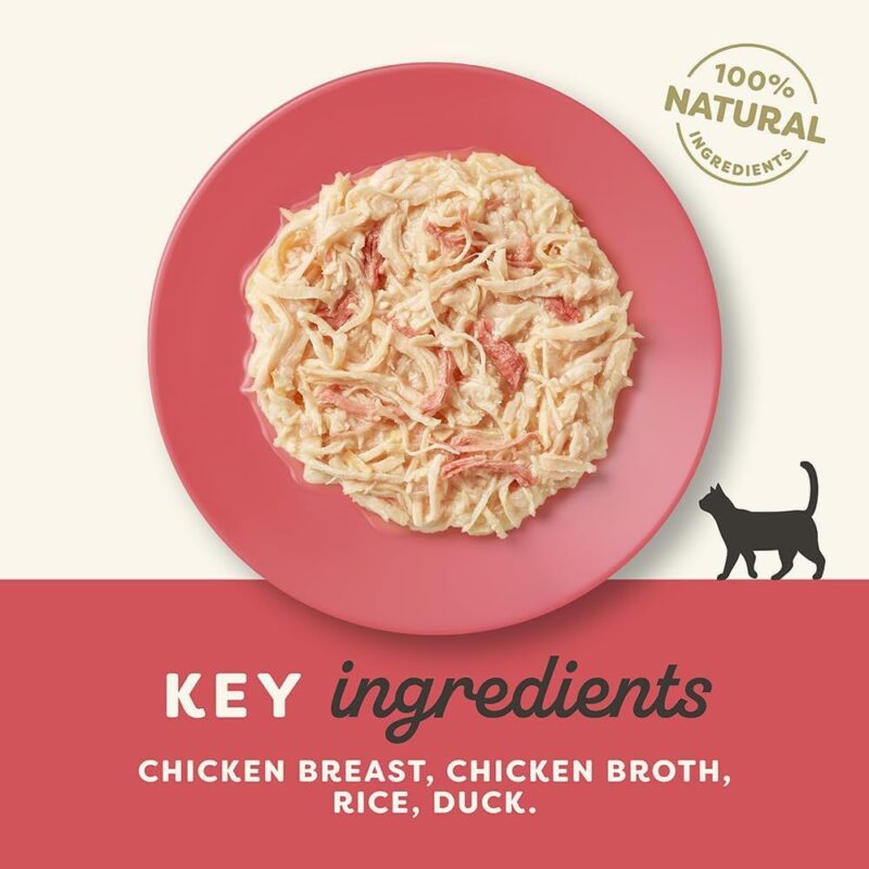 Applaws Chicken Breast with Duck in Broth Wet Cat Food 60g Pot - Image 2