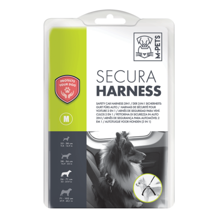 M-PETS Secura Safety Car Harness 2in1 M