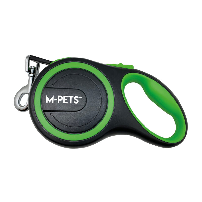 M-PETS Liberty Dog Retractable Leash Green M - Image 3