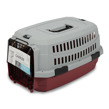 M-PETS Viaggio Carrier XS (L48,3 x W32 x H25,4cm) Red/Grey
